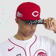 Men's Cincinnati Reds New Era Red/Black 2025 MLB Speedway Classic A-Frame 59FIFTY Fitted Hat