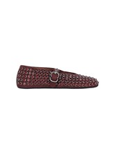 Ballet flats with rhinestones