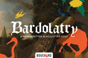 Bardolatry Handwritten Blackletter