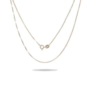 0.6mm Lite Box Chain in Gold