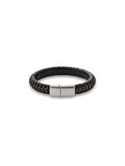 Leather Bracelet - Black/brown