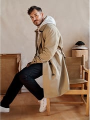 Water-Resistant Trench Coat