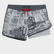 HeritageTide Metro Grid Breathable Swim Trunks