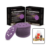 5" 8-Holes Z9 Sanding Discs Promo Bundle | 2x Multi-Grit 50-Pack + FREE Knot-Filler System
