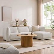 Porto Right Hand Modular Chaise - Boucle Ivory
