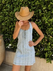 Elena Denim Mini Dress