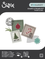 Special Delivery Clear Stamp Set with Framelits - 49 and Market - Sizzix