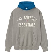 Men's Los Angeles Dodgers Fear of God x MLB Warm Heather Gray/Royal Sport Fit Hoodie