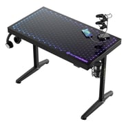 GTG - I43, LED Glass Desktop Gaming Desk (43"x23")