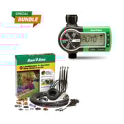 Bundle - 1ZEHTMR - Electronic Garden Hose Watering Timer & Landscape & Garden Drip Watering Kit