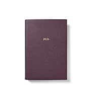 2026 A5 Day to Page Leather Diary
