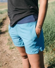 Roundtrip Recycled Trail Short - Bluejay