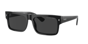 PRADA PR A10S Black - Men Luxury Sunglasses, Polar Black Lens