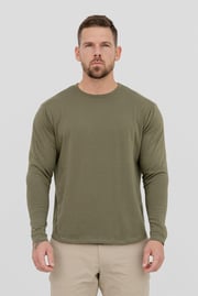 LONG SLEEVE BASICS - OLIVE