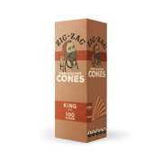 Mini Bulk Unbleached Cones King Size - 100 Count