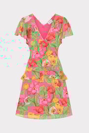 Lee Tulip Rosette Mini Dress