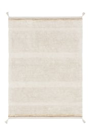 WASHABLE AREA RUG BLOOM NATURAL