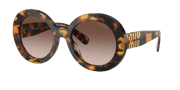 MIU MIU MU 11YS Honey Havana - Women Luxury Sunglasses, Brown Gradient Lens