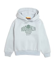 Boy's Water Tower Hoodie in Blue Fog