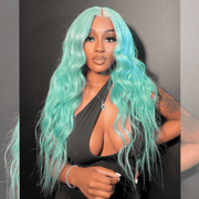 Tuneful Special Customise Baby Blue Colored 13x4 13x6 Lace Front Human Hair 613 Frontal Wigs 210% Density