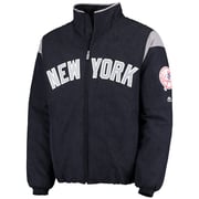 Men's New York Yankees Majestic Navy/Gray On-Field Therma Base Thermal Full-Zip Jacket