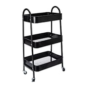 3-Tier Metal Rolling Cart