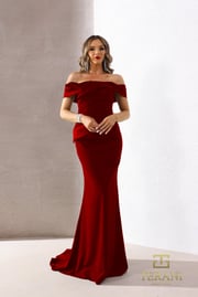 Terani Couture 252E5101 Long Bodycon Formal Fitted Evening Dress