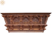 32'' Large Tibetan Traditional Design Window | Wooden | Nepalese Handicrafts