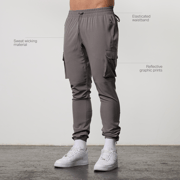 LRT Grey Performance Tapered Cargo Pants