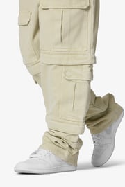 Ultra Baggy Channel Cargo Denim | Tan