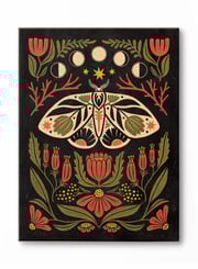 Luna moth, Canvas