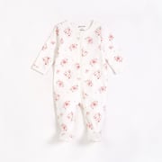 New Bloom Floral Print on Off-White Sleeper