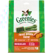 Greenies Sweet Potato Regular Dental Treats, 12 Count