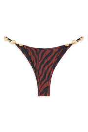 Splash Bikini Bottom // Brown Tiger Print