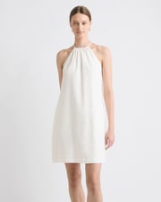 Sleeveless Halter-Neck Mini Dress