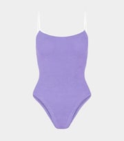 Pamela Swim Contrast  - Lilac/White