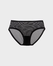 Black Mesh Brief