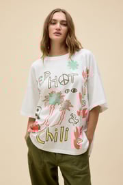 Red Hot Chili Peppers Doodles OS Tee