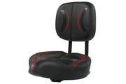 Oversized Ebike Seat Saddle with Backrest Universal Fit for Electric Bike