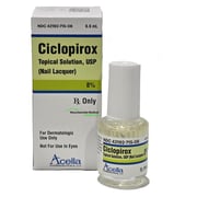 CiclopIrox Topical Solution 8% Nail Lacquer 6.6mL Bottle