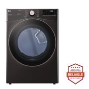 7.4 cu. ft. Ultra Large Capacity Smart wi-fi Enabled Front Load Gas Dryer with TurboSteam™ and Built-In Intelligence
