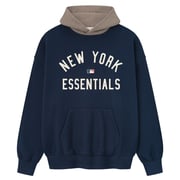 Men's New York Yankees Fear of God x MLB Navy/Heather Gray Sport Fit Hoodie