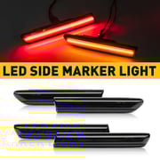 LED Side Marker Lights for 2004-2008 Acura TL (Not Fit Type-S Models), Front and Rear Bumper