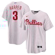 Men's Philadelphia Phillies Bryce Harper Nike White Home Replica Player Name Jersey