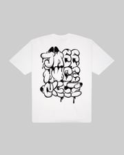 Driple Stack Jabbawockeez Tee White