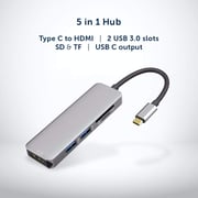 USB C Hub Multiport Adapter - 5 in 1