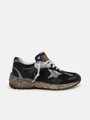 Dad Star sneakers in nappa leather and black fabric