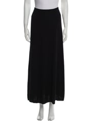 Cashmere Midi Length Skirt