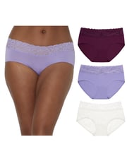 Perfect Fit Stretch Lace Hipster Underwear, 3-Pack