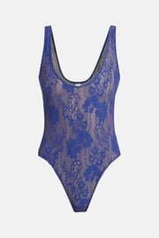 Lace Scoop Bodysuit Lapis
